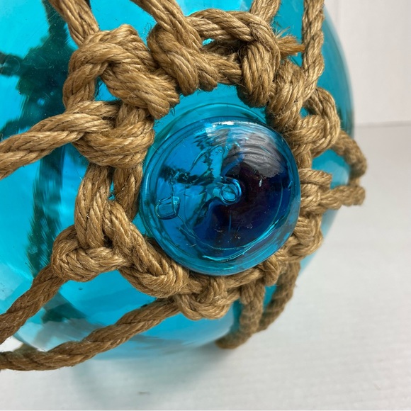 Large Lighthousecore Japanese Fishing Float Glass Vintage Nautical Ocean Sea 12” - Picture 14 of 16